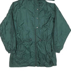 AS Womens Green Nylon Zip Jacket XL Shell Waterproof Outdoor Casual