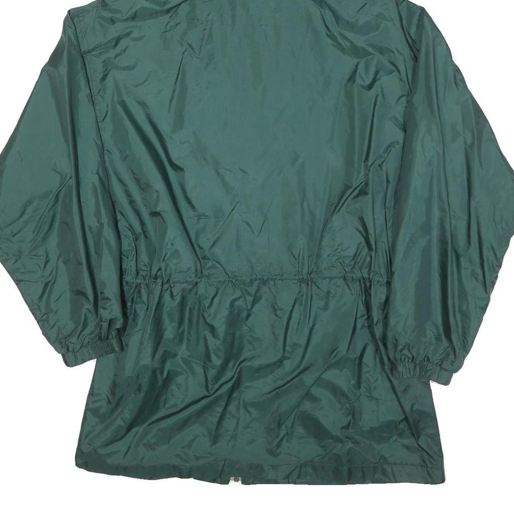 AS Womens Green Nylon Zip Jacket XL Shell Waterproof Outdoor Casual