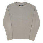 ALLSAINTS Mens Beige Crew Neck XS Cotton Blend Sweatshirt Casual Pullover