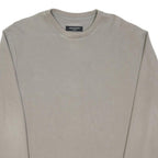 ALLSAINTS Mens Beige Crew Neck XS Cotton Blend Sweatshirt Casual Pullover