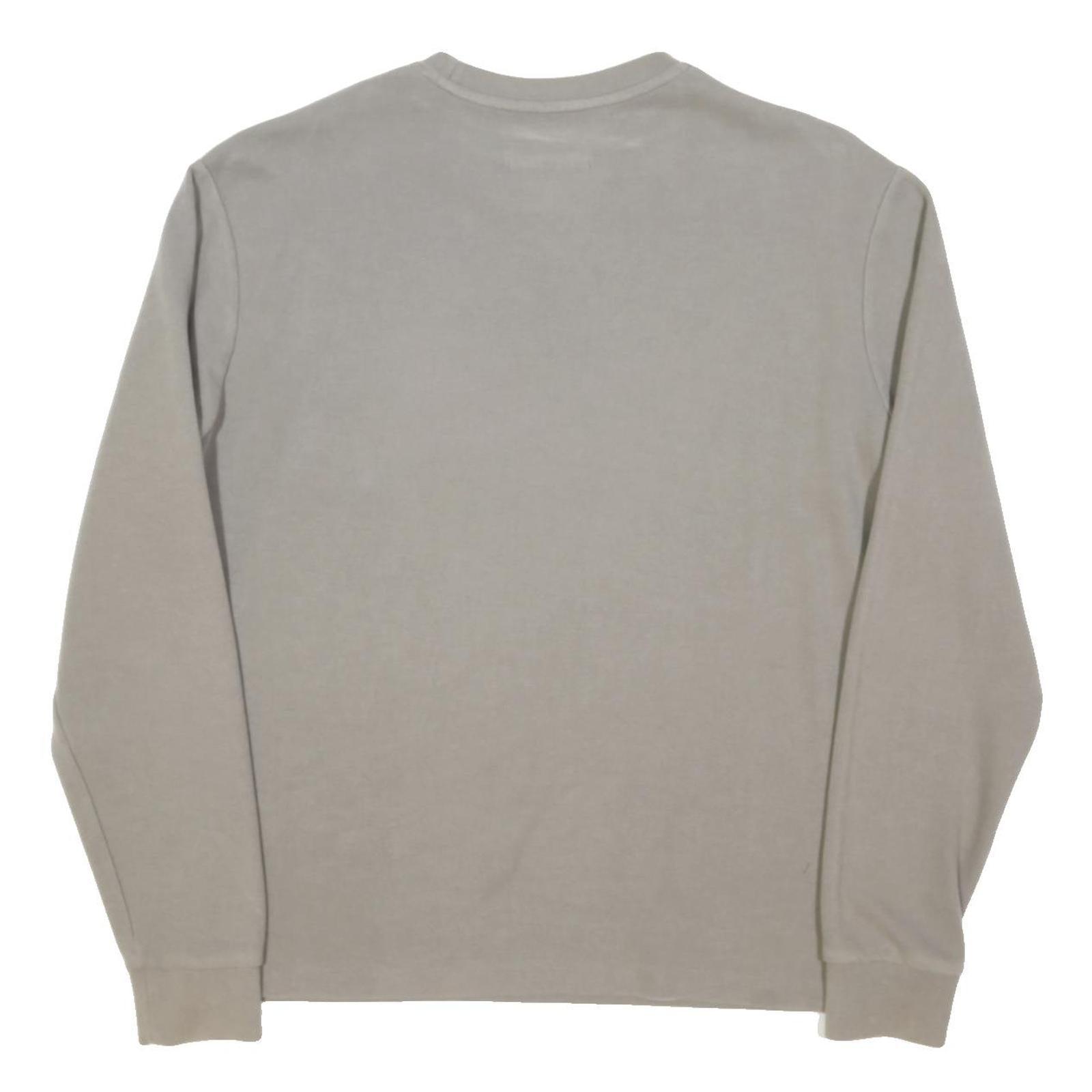 ALLSAINTS Mens Beige Crew Neck XS Cotton Blend Sweatshirt Casual Pullover
