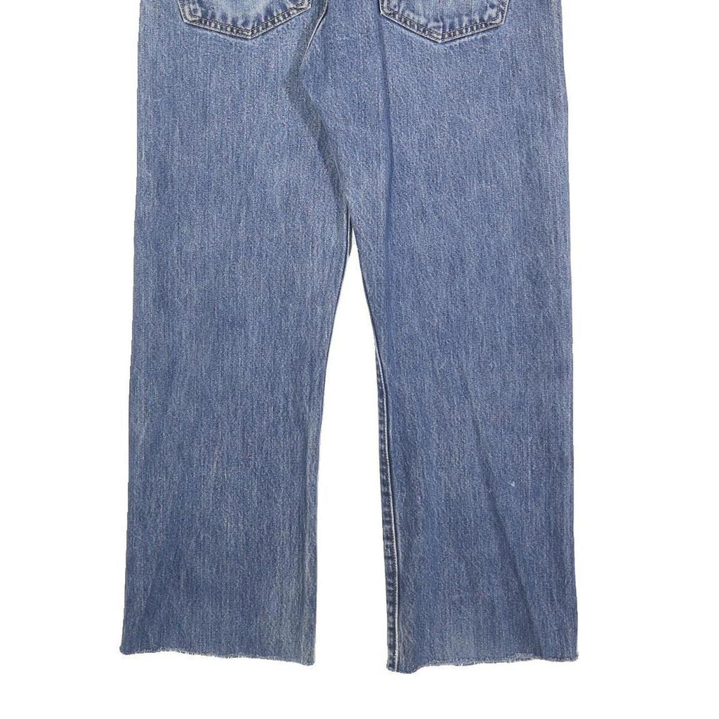 LEVI'S 501 Mens Jeans Blue Regular Straight Denim Medium W34 L26 Classic Button