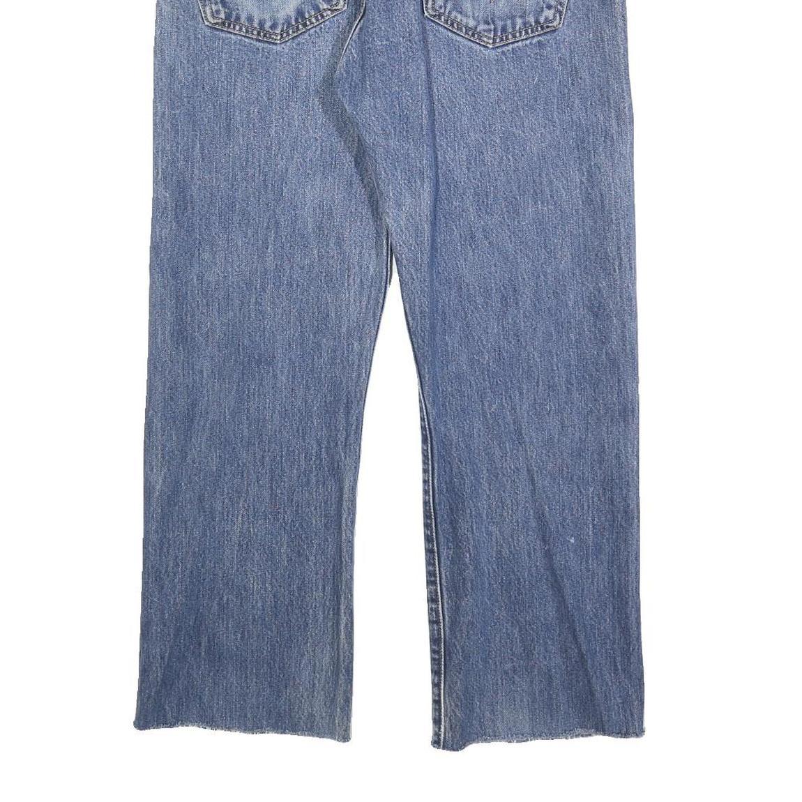 LEVI'S 501 Mens Jeans Blue Regular Straight Denim Medium W34 L26 Classic Button