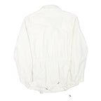 POLO RALPH LAUREN Womens White Jacket S Cotton Blend Plain Zip Casual