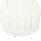 POLO RALPH LAUREN Womens White Jacket S Cotton Blend Plain Zip Casual