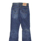 LEVI'S Womens Blue Regular Flared Denim Medium W26 L33 Jeans Classic Style