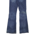 LEVI'S Womens Blue Regular Flared Denim Medium W26 L33 Jeans Classic Style