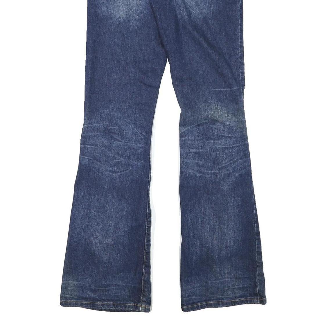 LEVI'S Womens Blue Regular Flared Denim Medium W26 L33 Jeans Classic Style