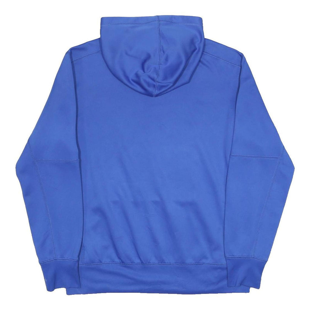 NIKE Mens Blue Pullover Hoodie M BSBL Logo Sweatshirt Sportswear