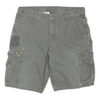 CARHARTT Mens Shorts Grey Casual Cargo L W38 Durable Workwear Pockets