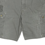 CARHARTT Mens Shorts Grey Casual Cargo L W38 Durable Workwear Pockets