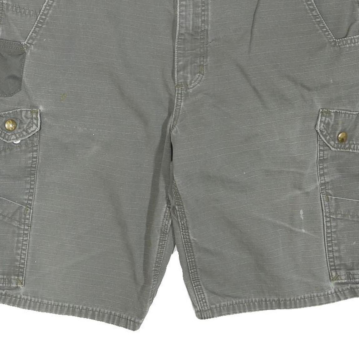 CARHARTT Mens Shorts Grey Casual Cargo L W38 Durable Workwear Pockets