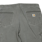 CARHARTT Mens Shorts Grey Casual Cargo L W38 Durable Workwear Pockets