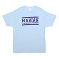 PORT & COMPANY Mens Light Blue Marian Engineering T-Shirt L Short Sleeve Crew