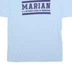 PORT & COMPANY Mens Light Blue Marian Engineering T-Shirt L Short Sleeve Crew