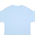 PORT & COMPANY Mens Light Blue Marian Engineering T-Shirt L Short Sleeve Crew