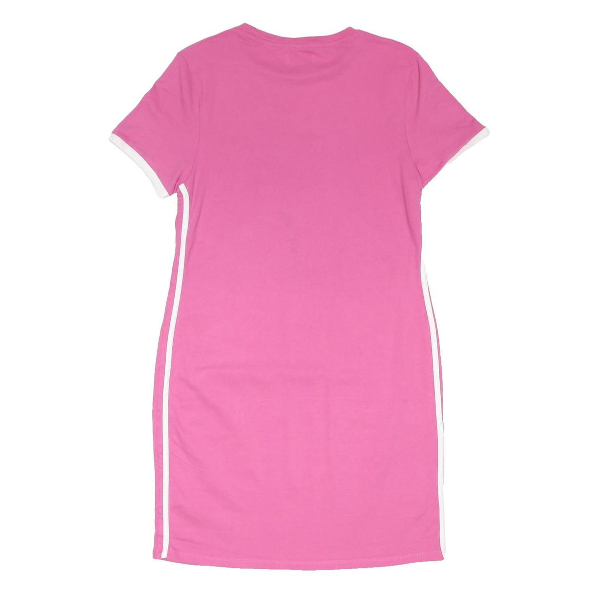 JACK WILLS Womens Pink & White Day Jersey Plain Short Sleeve Short Dress UK 16