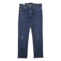 LEVI'S 511 BIG E Mens Slim Blue Denim Raw Cotton Blend Jeans W32 L30 Zip
