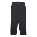 LEVI'S Womens Black Cotton Blend Relaxed Fit Straight Leg Denim Trousers W28 L29