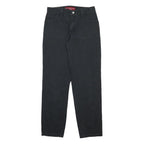 LEVI'S Womens Black Cotton Blend Relaxed Fit Straight Leg Denim Trousers W28 L29