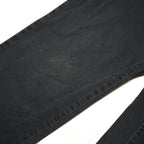 LEVI'S Womens Black Cotton Blend Relaxed Fit Straight Leg Denim Trousers W28 L29