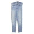 LEVI'S Womens Slim Light Blue Denim Jeans W26 L26 Zip Cotton Blend