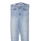 LEVI'S Womens Slim Light Blue Denim Jeans W26 L26 Zip Cotton Blend