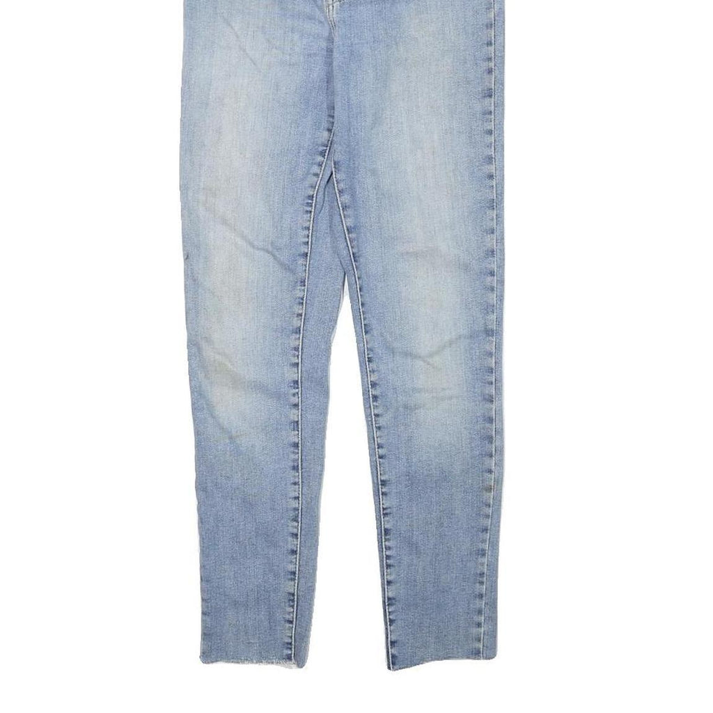 LEVI'S Womens Slim Light Blue Denim Jeans W26 L26 Zip Cotton Blend