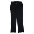 LEVI'S 505 Womens Jeans Black Regular Straight W30 L31
