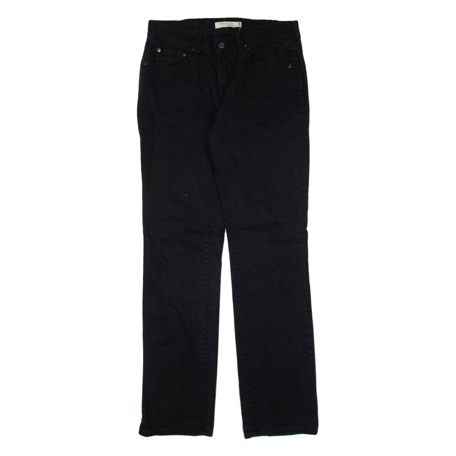LEVI'S 505 Womens Jeans Black Regular Straight W30 L31