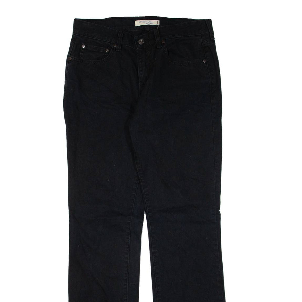 LEVI'S 505 Womens Jeans Black Regular Straight W30 L31