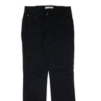 LEVI'S 505 Womens Jeans Black Regular Straight W30 L31