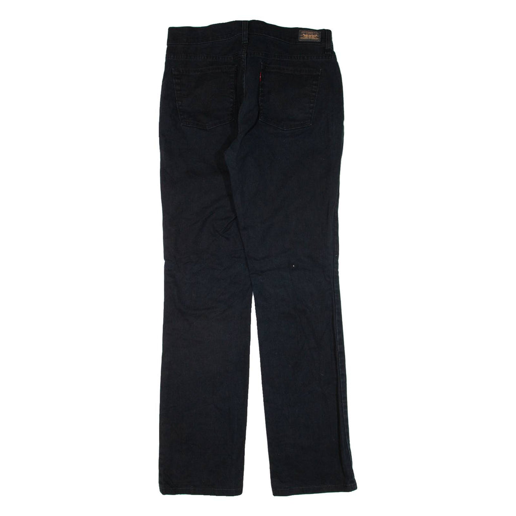 LEVI'S 505 Womens Jeans Black Regular Straight W30 L31