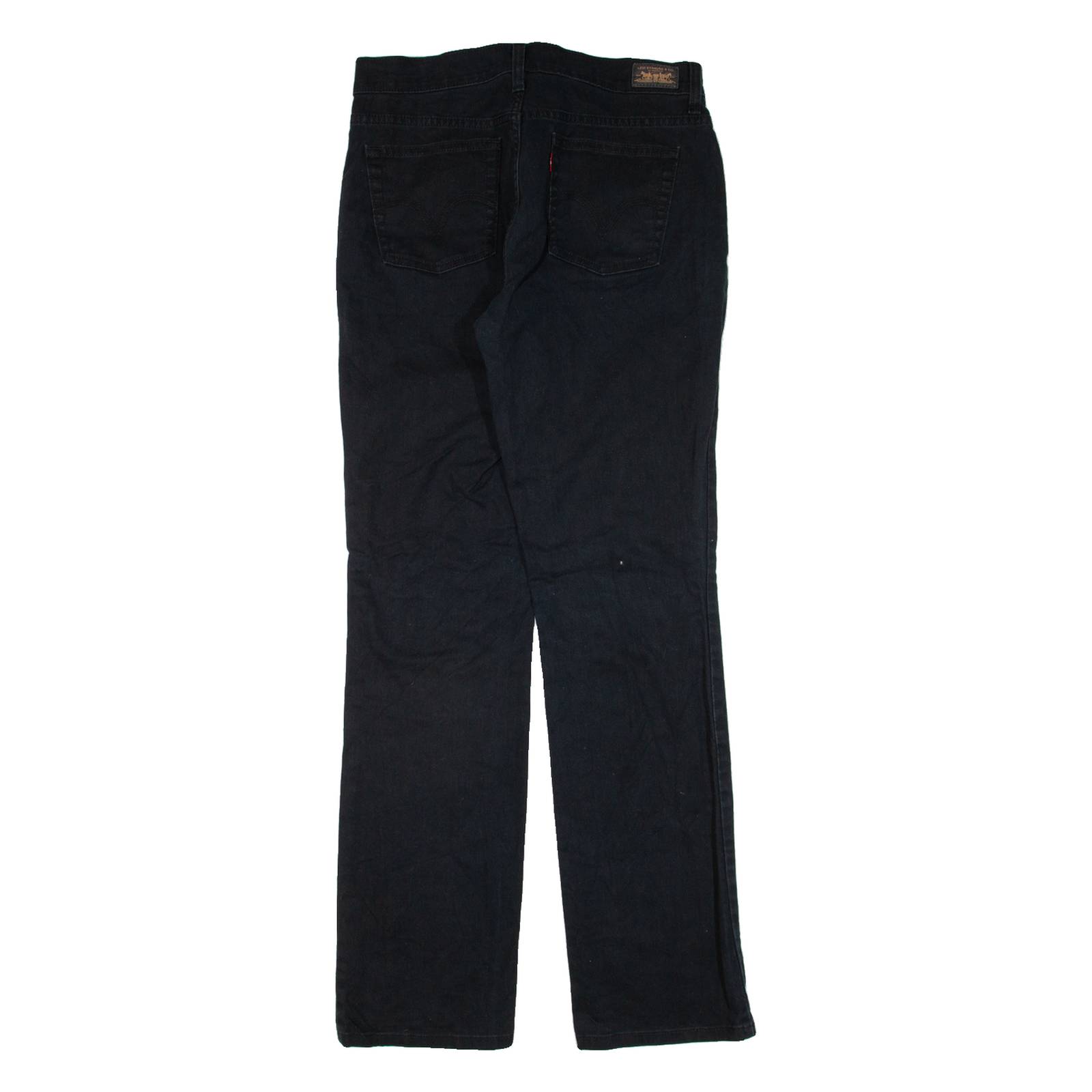 LEVI'S 505 Womens Jeans Black Regular Straight W30 L31
