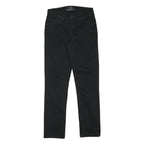 LEVI'S Womens Jeans Black Slim Skinny Denim W26 L28 Classic Zip Pocket