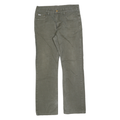 CARHARTT Mens Jeans Green Regular Straight Denim Medium W31 L32 Durable Zip