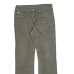 CARHARTT Mens Jeans Green Regular Straight Denim Medium W31 L32 Durable Zip