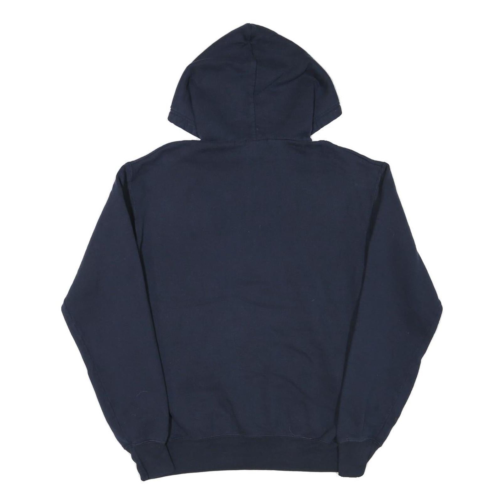 CHAMPION Mens Navy USAF ¼ Zip Hoodie M Cotton Blend Casual Sweatshirt