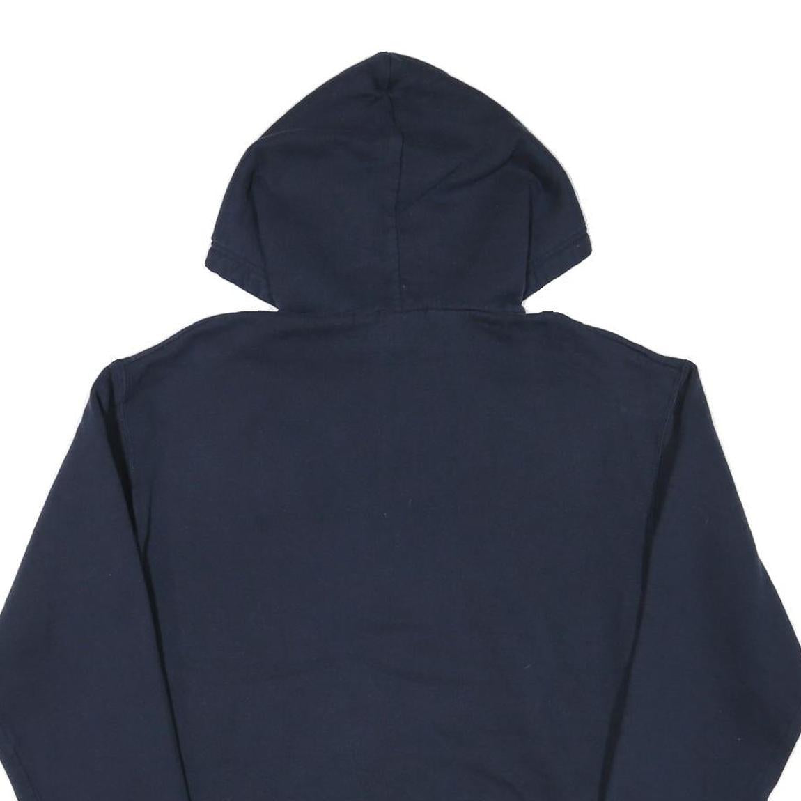 CHAMPION Mens Navy USAF ¼ Zip Hoodie M Cotton Blend Casual Sweatshirt