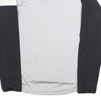 ADIDAS Mens Grey & Black Sports Track Jacket S Polyester Zip Plain