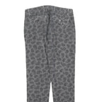 BERNA Womens Cotton Blend Grey Slim Slim Trousers W30 L30 Stylish Casual