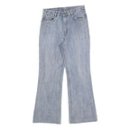 NAILS Womens Jeans Blue Relaxed Flared Denim Light W30 L30 Stylish Casual