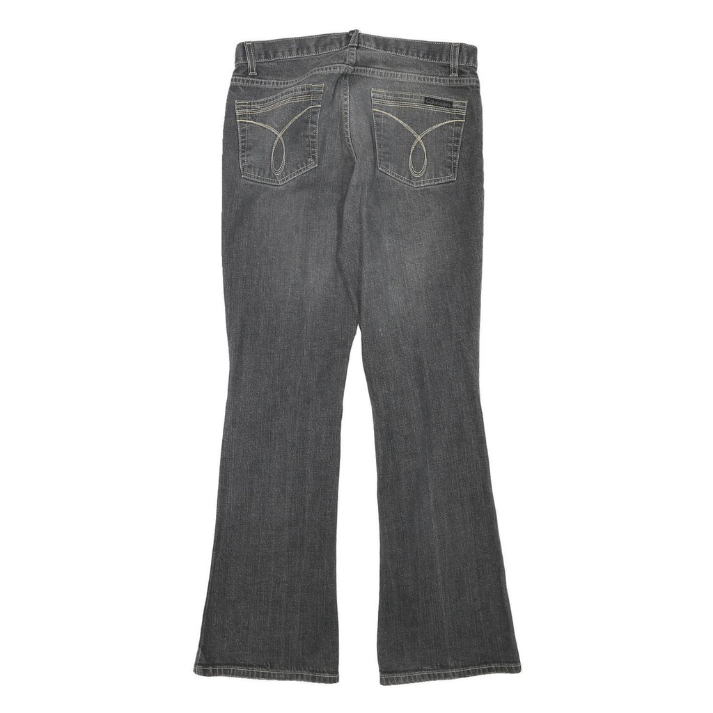 CALVIN KLEIN JEANS Womens Regular Flared Denim Medium W30 L31 Stretch Cotton