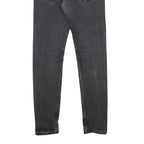 LEVI'S 512 Mens Jeans Black Slim Skinny Denim Medium W33 L34 Zip Closure