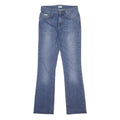 CALVIN KLEIN JEANS Womens Blue Regular Straight Denim Medium W28 L29 Zip Cotton