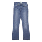 CALVIN KLEIN JEANS Womens Blue Regular Straight Denim Medium W28 L29 Zip Cotton