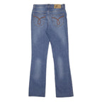 CALVIN KLEIN JEANS Womens Blue Regular Straight Denim Medium W28 L29 Zip Cotton
