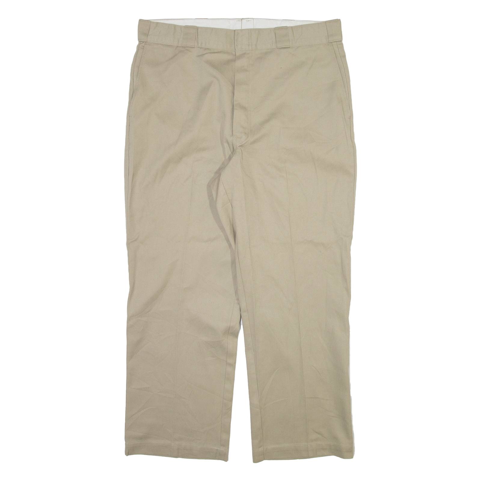 DICKIES Mens Trousers Beige Regular Straight W36 L28