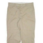 DICKIES Mens Trousers Beige Regular Straight W36 L28