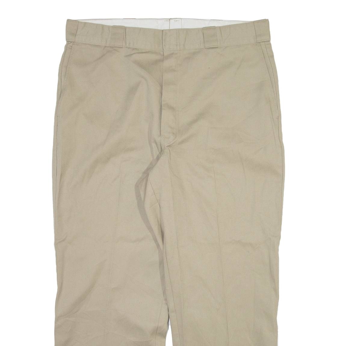 DICKIES Mens Trousers Beige Regular Straight W36 L28